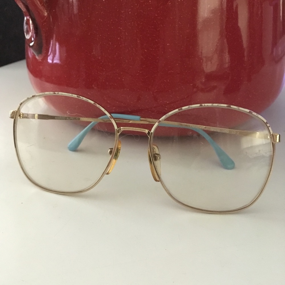 Vintage “Marcus Auriello” Glasses made in Italy.